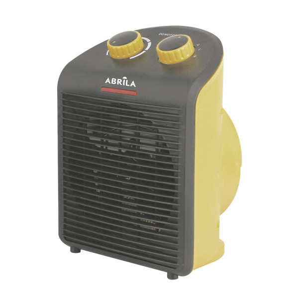 Termoventilador Electrico Croacia 2000w Amarillo/negro 2potencias 3funciones Termost.seg.antivuelco 26x20x14cm