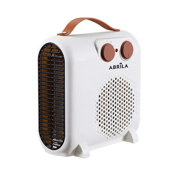 Termoventilador Elect.tundra 2000w Blanco/marron 2potencias 3Funciones Protecc.seg.luz Ind.24,8x23,3x11,7cm