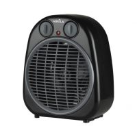 Termoventilador Fogata 2000w Negro/gris 2potencias 3funciones Termostato Reg.seguro,antivuelco 24x20x13cm