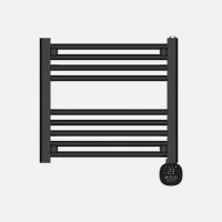 Toallero Electrico Scuti Negro 300w 3modos Display Tactil Anti-hielo Temporizador 54x52x9cm