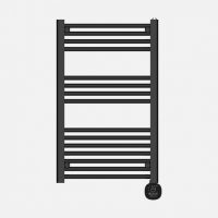 Toallero Electrico Scuti Negro 500w 3modos Display Tactil Anti-hielo Temporizador 89x52x9cm