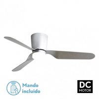 Ventilad 18w Dc Kochi Niquel 3 Aspas Plata 6 Veloc. 3000k, 4000k, 6000k C/remoto Y Temporizador 132 D 2025