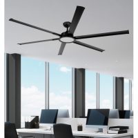 Ventilador Dc Almanzor 24w Negro 6asp.214d Regulable Intensidad 2950lm 3000k,4000k,6000k Remoto+ Temporizador+ Memoria
