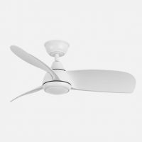 Ventilador Dc Atomo 24w Blanco 3aspas 91d 2640lm 6vel 3000k,4000k,6000k Remoto+memoria+temporizador