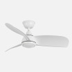 Ventilador Dc Atomo 24w Blanco 3aspas 91d 2640lm 6vel 3000k,4000k,6000k Remoto+memoria+temporizador - Imagen 2
