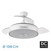 Ventilador Dc Matanuska 72w 6120lm Blanco Bluethooth 32/47x55/108d.3 Aspas Desp.6 Vel.3 Color. - Imagen 2