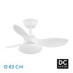 Ventilador Dc Paramo 36w 2880lm Blanco 3 Aspas 82d 3000k,4500k,6000k,remoto+tempor+memoria - Imagen 2