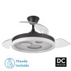 Ventilador Dc Turia 72w 6120lm Negro/blanco 3 Asp.desp. 32/47x50/107d. 3 Colores C/remoto+temporizador+memoria - Imagen 2