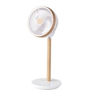 Ventilador De Pie Colibri Blanco/haya 25w 12vel 70x 28,5x28,5cm 3asp Motor Dc C/remoto Y Temporizador