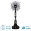 Ventilador De Pie Tromba Negro 3 Vel 80w Nebulizador Tanque De Agua 3L C/remoto Y Temporizador 120x45x40 Cm - Imagen 2