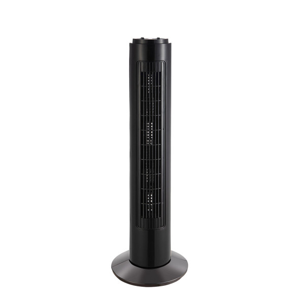 Ventilador De Torre Cuco Negro 3velocidades 50w Temporizador Rotatorio 78x22x22 Cm