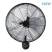 Ventilador Pared Arrecife 120w Negro/plata 55d 3 Velocidades Orientable Y Oscilante - Imagen 2