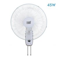 Ventilador Pared Cudo Blanco 3 Vel. 45w Oscilante 5 Aspas Transp. 53x43x30 Cm