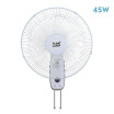 Ventilador Pared Cudo Blanco 3 Vel. 45w Oscilante 5 Aspas Transp. 53x43x30 Cm