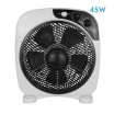 Ventilador Sobremesa Borja 45w Blanco/negro 3vel. 5 Aspas Temporizador 41x37,5x12,5cm - Imagen 2
