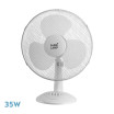 Ventilador Sobremesa Cape Mediano Blanco 3vel 35w Oscilante 3 Aspas Blancas 47,5x34x20cm - Imagen 2