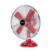 Ventilador Sobremesa Capitolio Rojo/cromo 37w 3velocidades 4asp Fijo Y Rotatorio 42x35x27cm - Imagen 2
