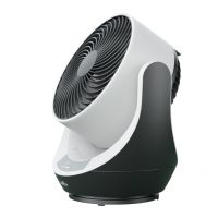 Ventilador Sobremesa Navia Negro/blanco 40w 4velocidades Orientable Rotatorio,remoto,temporizador Y Display