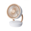 Ventilador Sobremesa Ruiseñor Blanco/haya 45w 3vel 3asp Remoto,temporizador,tactil 35,7x25,5x19,3cm - Imagen 2