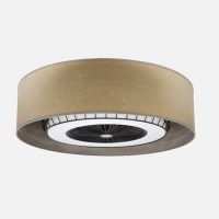 Ventilador DC Tania 72w Madera/madera Gris 5 Aspas 6 Velocidades 3col Remoto,memoria,reg.Intensidad,temporizador 6120lm 70d