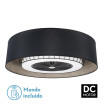 Ventilador DC Tania 72w Negro/madera Gris 5 Aspas 6 Velocidades 3col Remoto,memoria,reg.Intensidad,temporizador 6120lm 70d - Imagen 2
