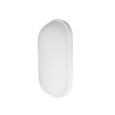 Aplique 12w 6500k Pirineo Oval Blanco Ip54 1176lm 21x11x7cm - Imagen 2