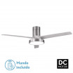 Ventilador Dc Pax 40w 3200lm Niquel 3 Aspas Gris 32x139d 3000-4000-6000k C/remoto, Memoria Y Temporizador - Imagen 2
