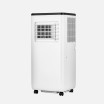 Aire Acondicionado Portatil Puff Blanco/negro 7000btu/1750fr 750w 2vel Deshumidificador C/remoto,kit Ventana 70x33x28cm - Imagen 2
