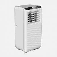 Aire Acondicion.portatil Wind Blanco 9000btu/2350fr 950w 2vel Deshuimidificador Remoto,kit Ventana 70x33x28cm