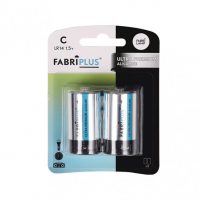 Blister 2 Pilas C/lr14 1,5v Fabriplus Alcalina Ultradigital 0%mercurio 11,5x8,5x2,6 Cm