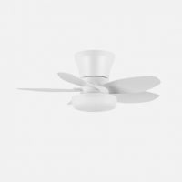 Ventilador Dc Haran 15w 1800lm Blanco 5asp 62d 3000 K-4200k-6500k Regulable Intensidad+Remoto+temporizador+memoria