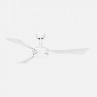 Ventilador Dc Tormos 18w Blanco 3aspas 6vel.132d 2250 Lm 3000-4500-6500k Remoto+memoria+temporizador