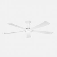 Ventilador Dc Vinaros 18w Blanco 5aspas 6vel 144d  2250lm 3000-4500-6500k Remoto+memoria+temporizador