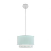 Colgante Trazos 1xe27 Verde Agua Regx30x30 Cm