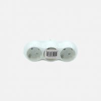 Eco Adaptador 3tomas Retractil Mod7 2p+e 16a 230v Blanco Protecc. Infantil 5x14x8cm