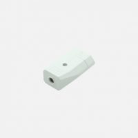 Eco Base Aerea Retractil Mod3 2p+e 10a 230v Blanca 2x4x6cm