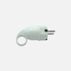 Eco Clavija Retractil Mod6 2p+e 16a 230v Blanca 4,5x3,5x10cm C/anilla Tirador - Imagen 2