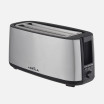 Tostador Pan Muga 1400w Negro/plata 7niv.tostado.descongelacion, Apag.automatico,2ranuras,recogemigas 17x38x14,5cm - Imagen 2