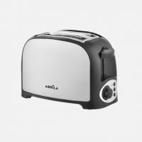 Tostador Pan Riaza 750w Negro/plata 7niv.tostado  Apag.autom.2ranuras,descongelacion,recalentar.17x26x15cm