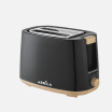Tostador Pan Ulla 750w Negro/haya 7niv.tostado,descongelacion, Apagado Automatico,2ranuras,.recogemigas,17x26,5x15cm - Imagen 2