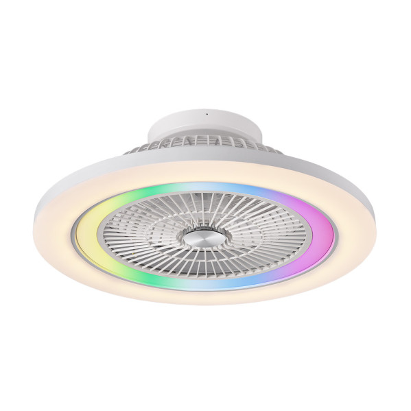 Ventilador Dc 50+7w Antartida Blanco 5as 58d 5400l 3000-4500-6500k+rgb Remo+r.int+memo+temp