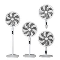 Ventilador Pie 3x1 Mixin Blanco 3vel 60w 7asp 45d Fijo/rotatorio Suelo/pared/sobremesa Regx45x45cm